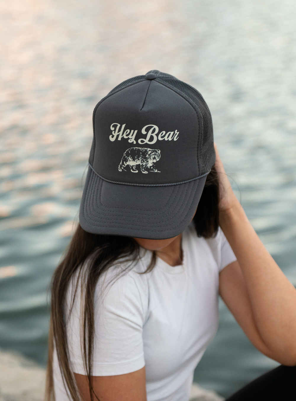 Hey Bear Trucker Hat