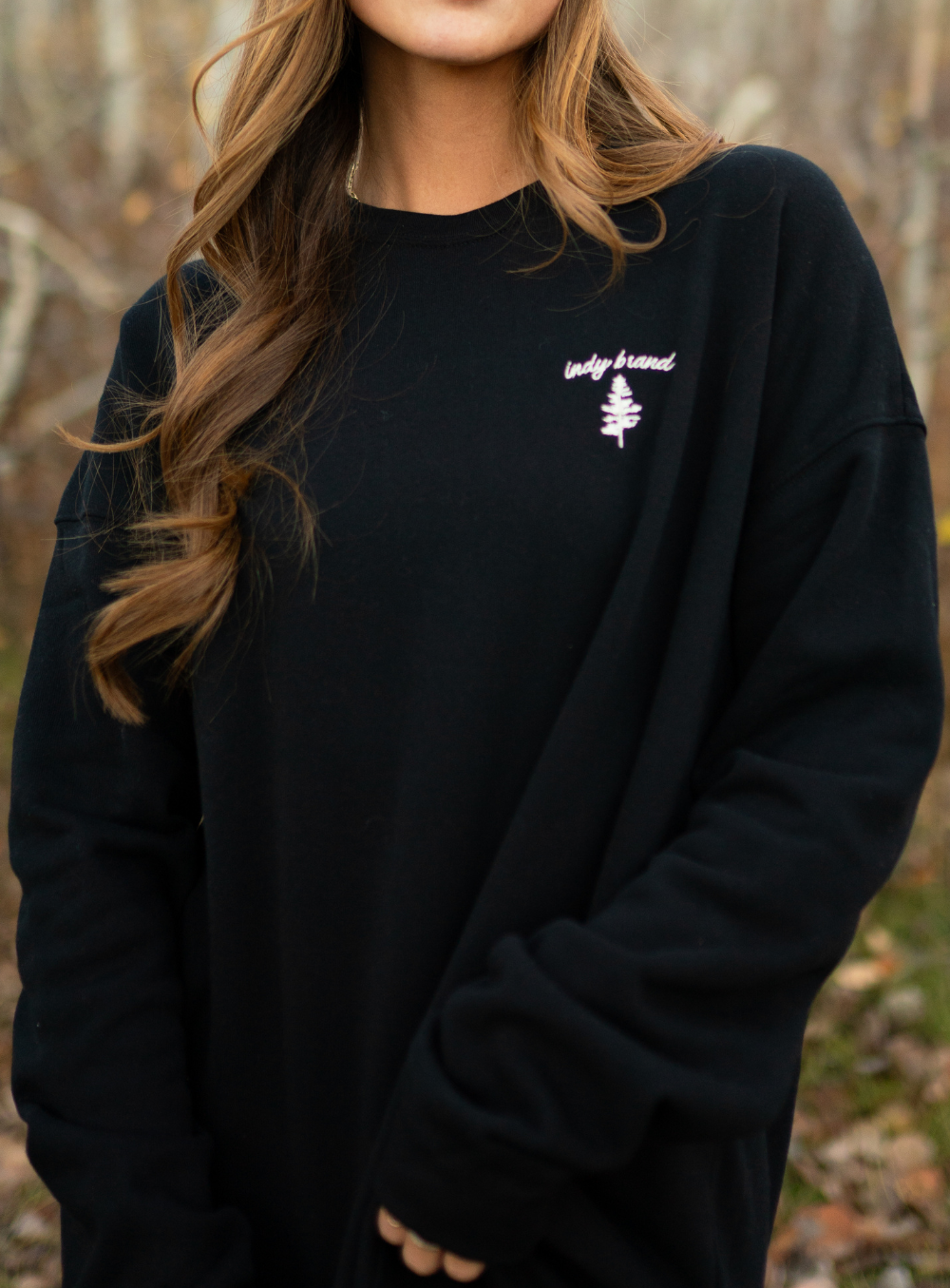 Tree logo black sweatshirt (pre-order)