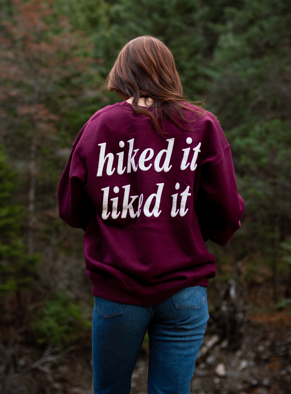 Hiked it Liked it Berry Sweatshirt