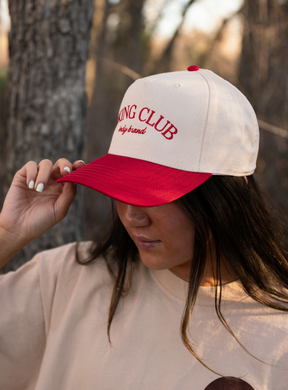 Hiking Club Hat-Red