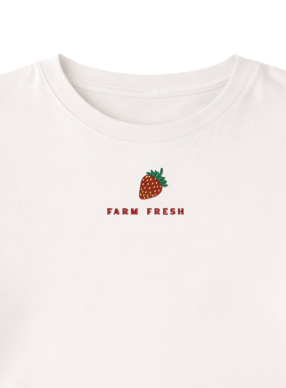 Strawberry Farms Tee embroidered-preorder