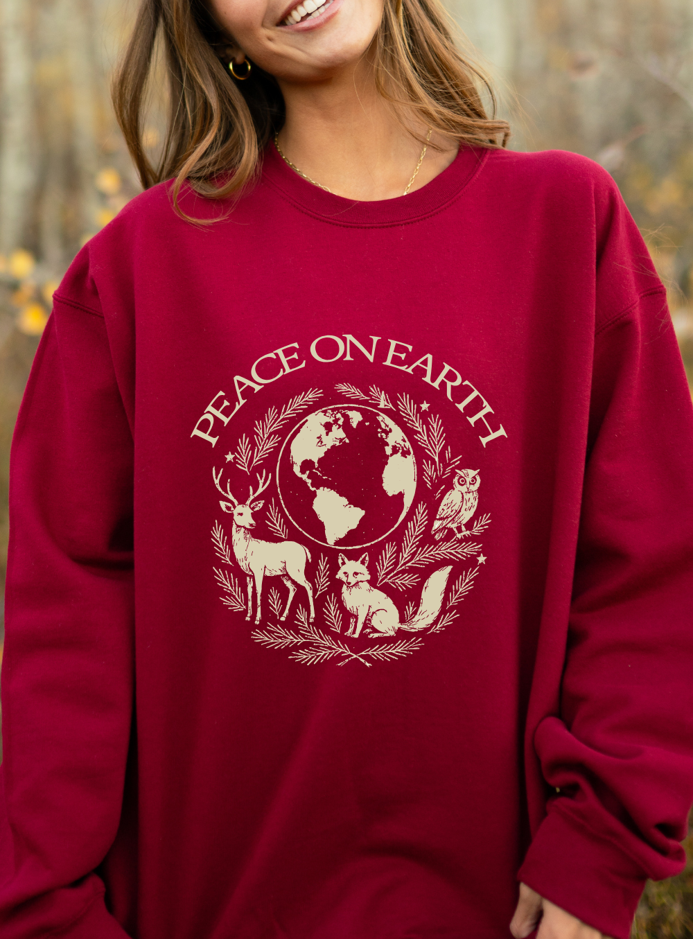 Peace on Earth sweatshirt