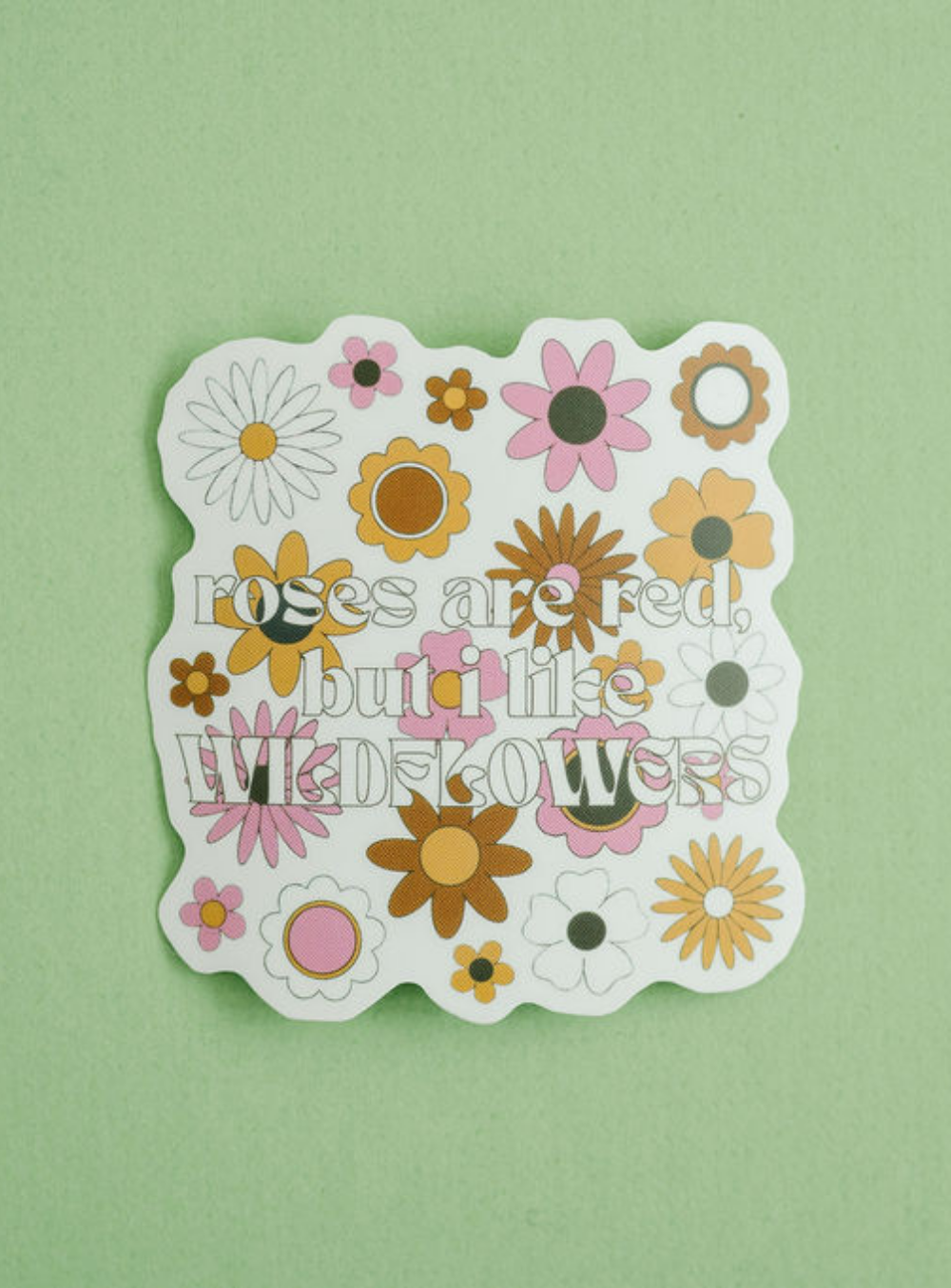 Wildflower transparent Sticker