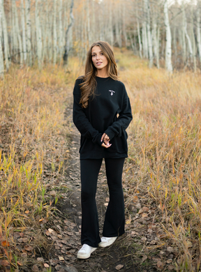 Tree logo black sweatshirt (pre-order)