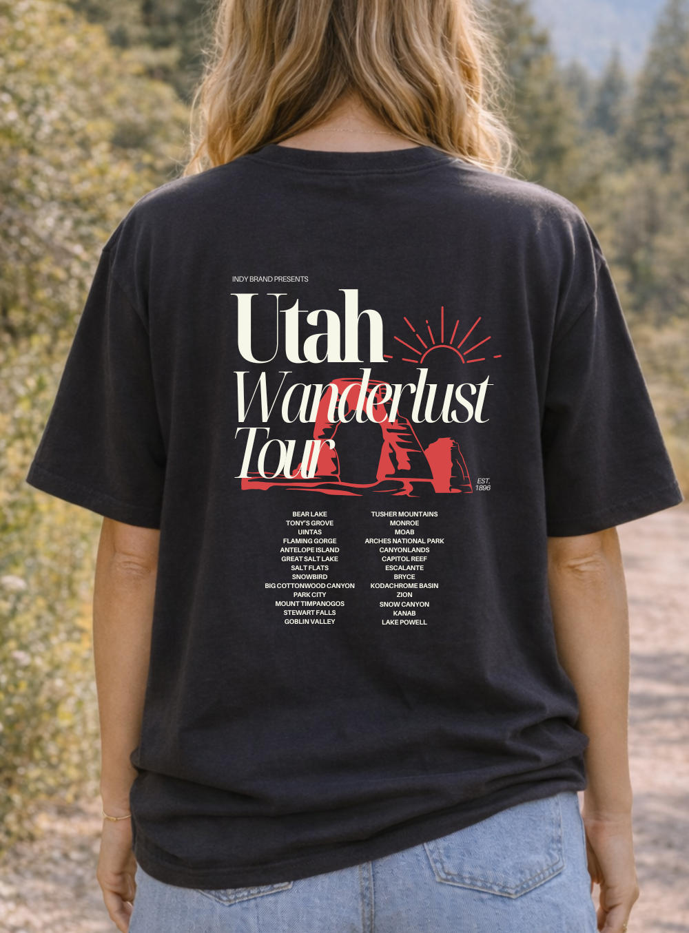 Utah Wanderlust Tour Tee-pre-order