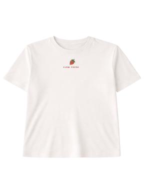 Strawberry Farms Tee embroidered-preorder