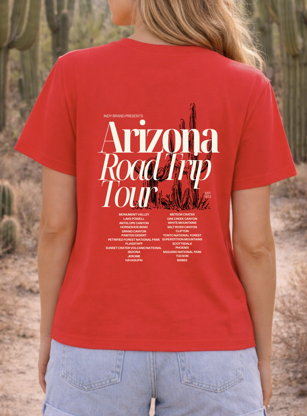 Arizona Road Trip Tour Tee-pre-order