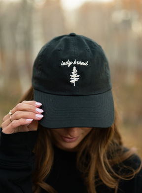 Tree logo dad cap-black (pre-order)