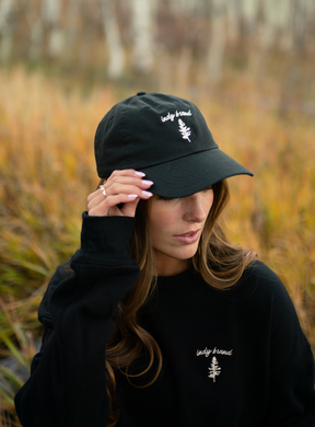 Tree logo dad cap-black (pre-order)