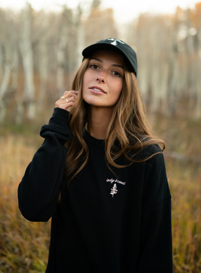 Tree logo dad cap-black (pre-order)