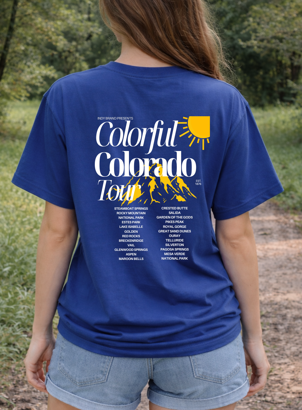 Colorful Colorado Tour Tee-pre-order