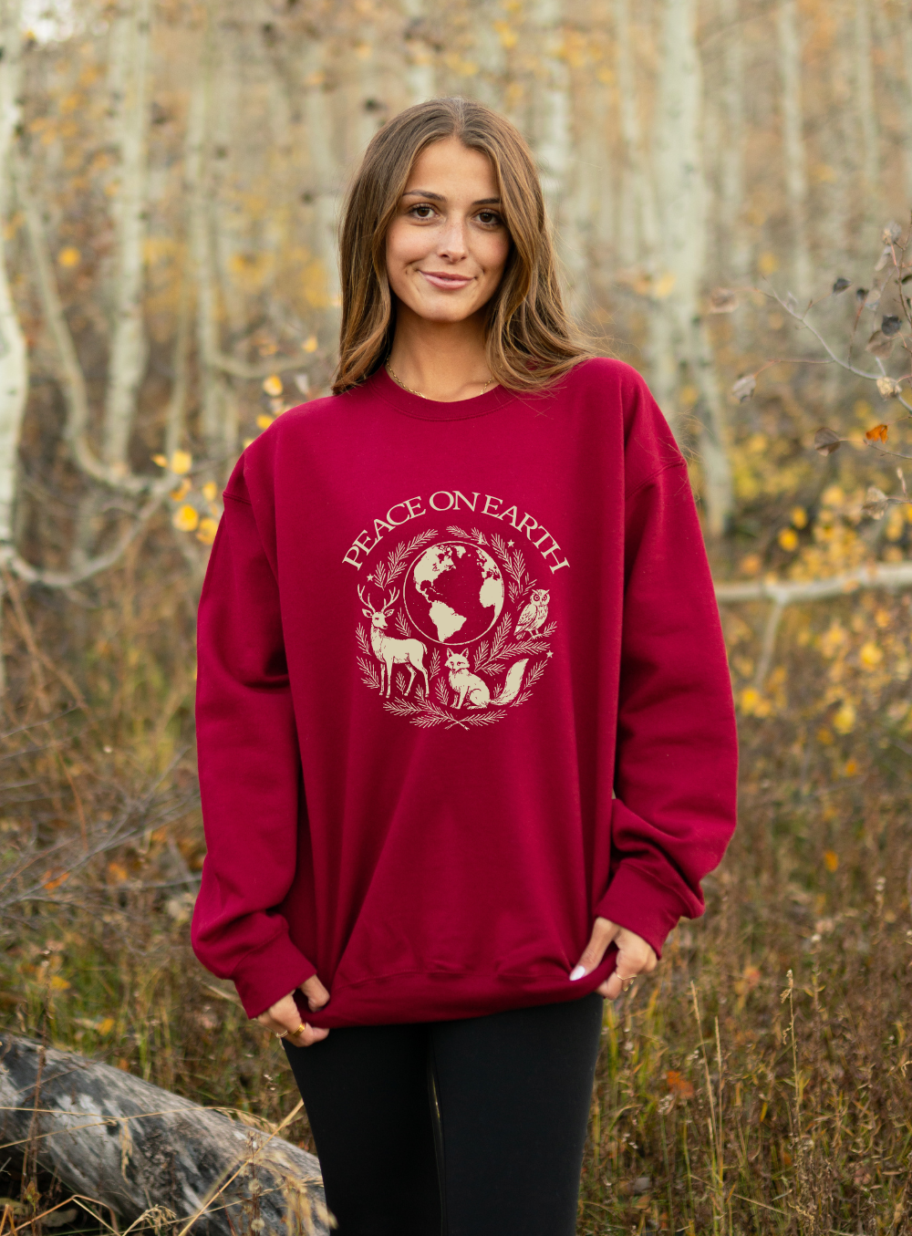 Peace on Earth sweatshirt
