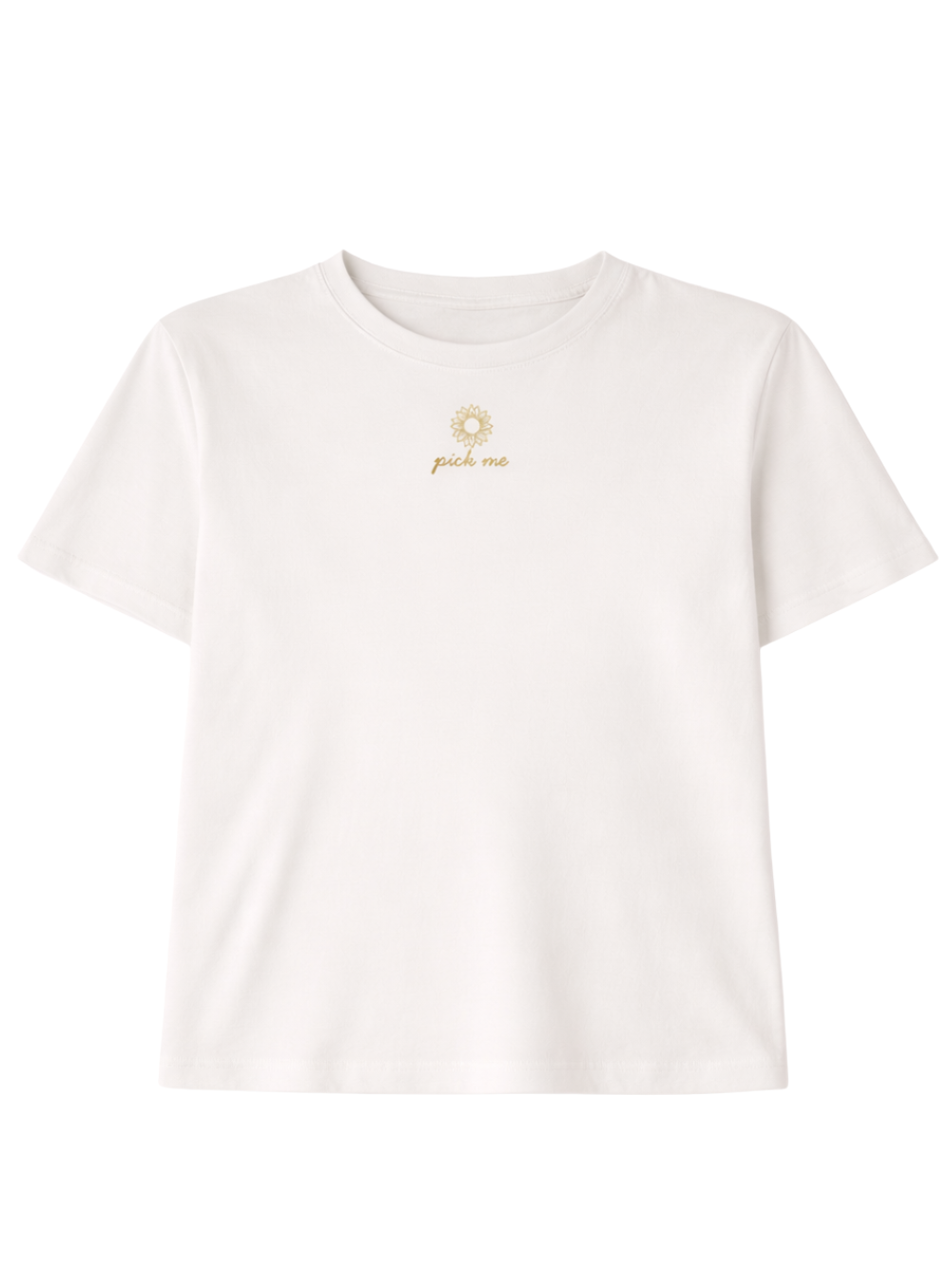 Pick Me Tee embroidered - preorder
