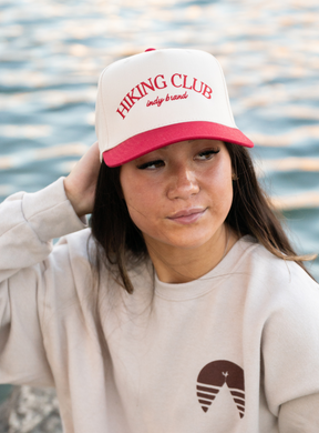 Hiking Club Hat-Red