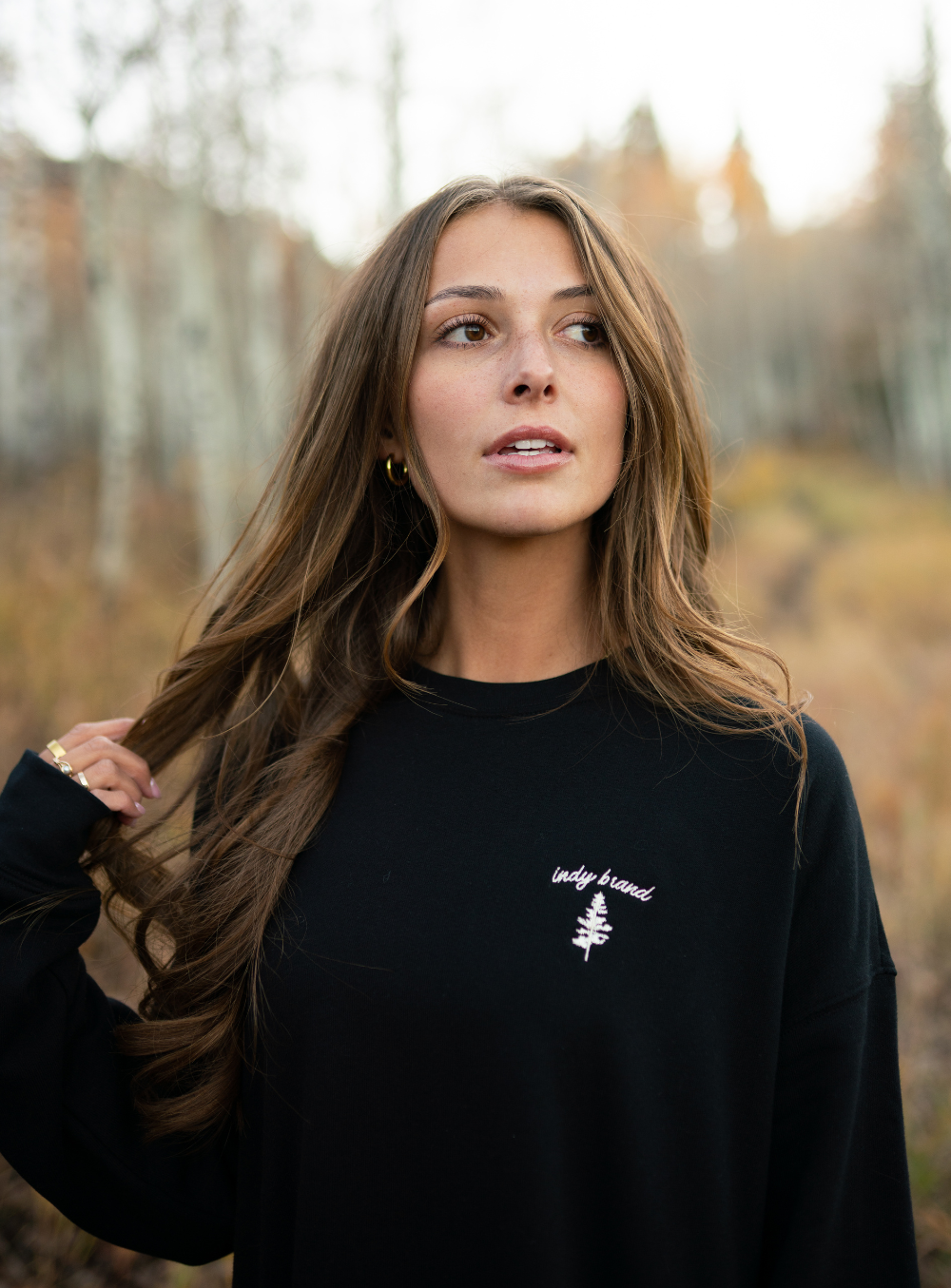 Tree logo black sweatshirt (pre-order)