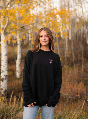 Tree logo black sweatshirt (pre-order)