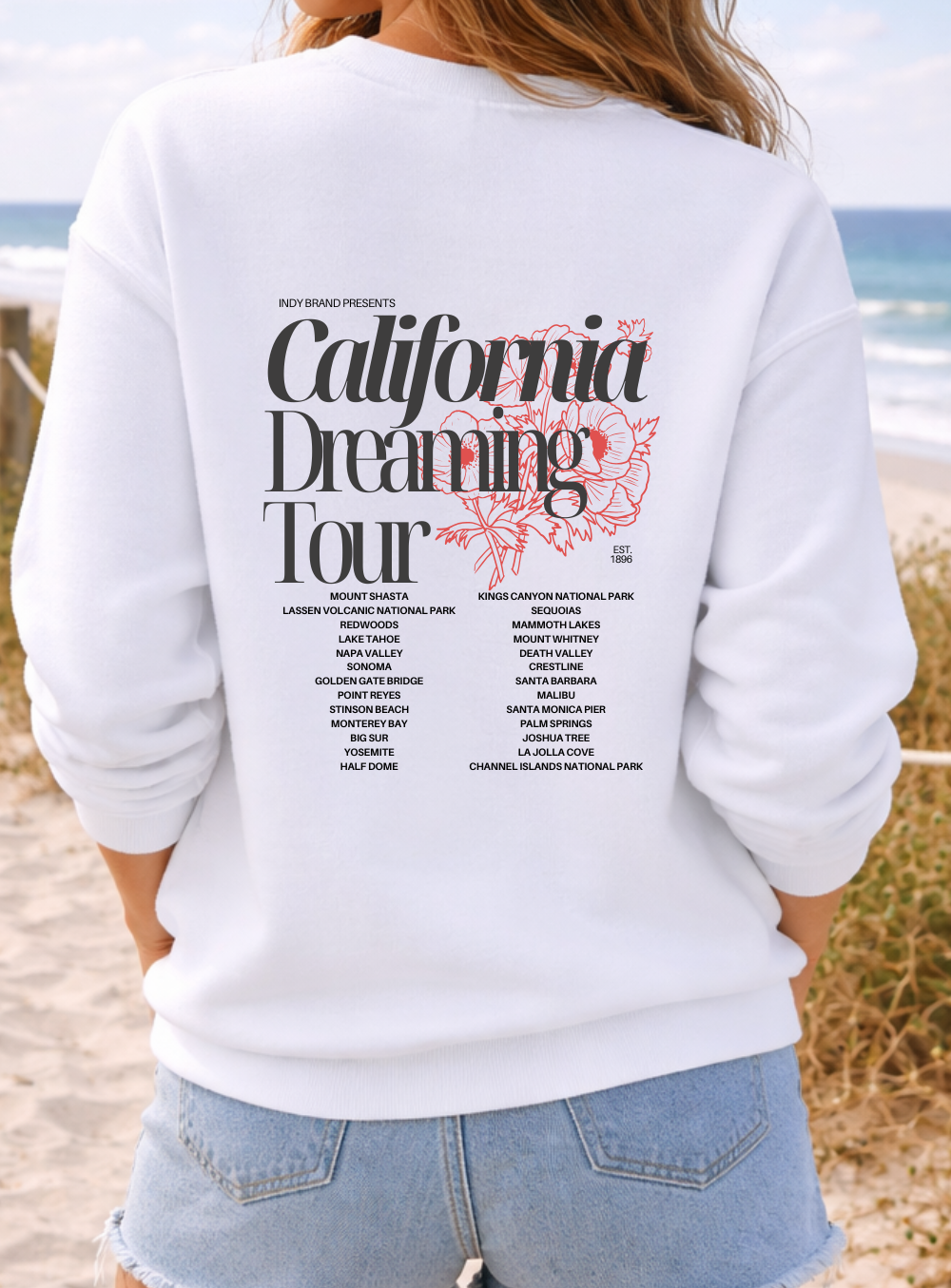 California Dreaming Tour Sweatshirt-pre-order