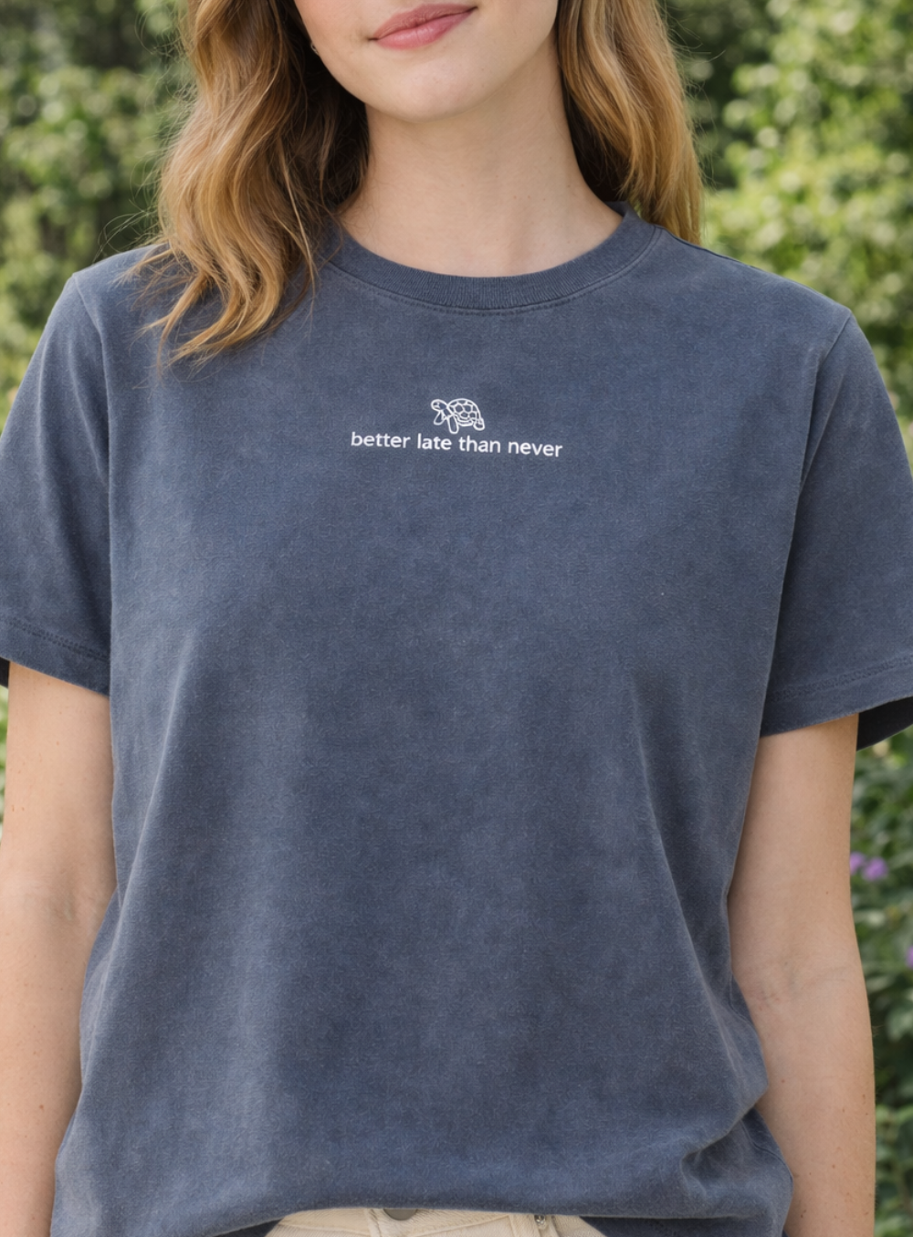 Turtle Time Tee embroidered-preorder