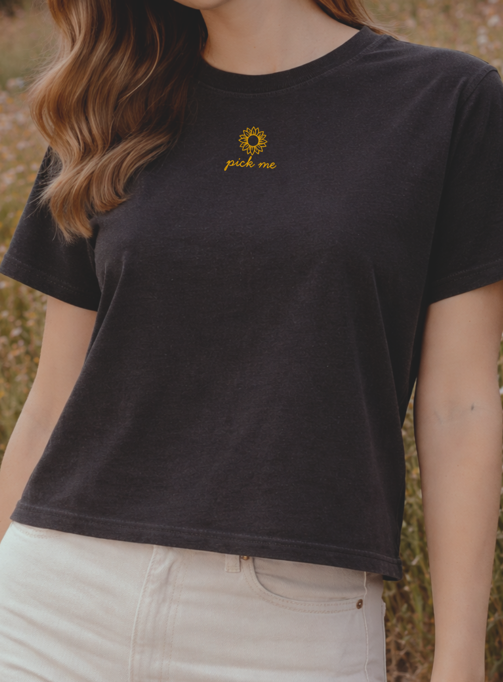 Pick Me Tee embroidered - preorder