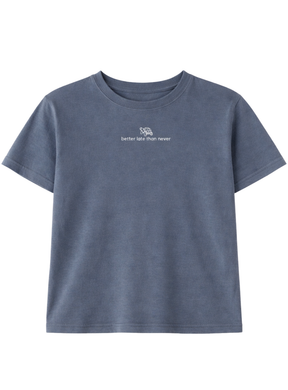 Turtle Time Tee embroidered-preorder