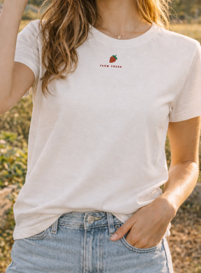Strawberry Farms Tee embroidered-preorder
