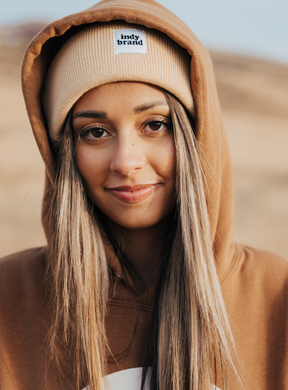 Beige Beanie