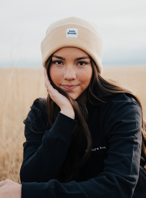 Beige Beanie