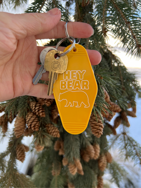 Hey Bear Key Tag