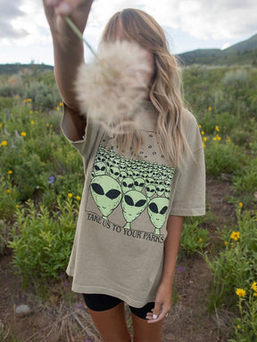 Indy Brand TEE 👽 'Alien' Oversized Tee 👽