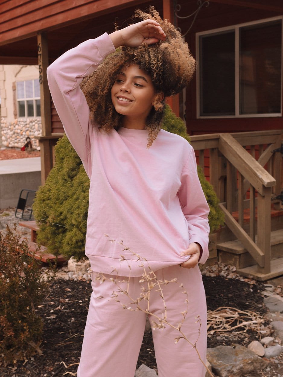 Indy Brand SWEATSHIRT FLORA COLOR SET TOP