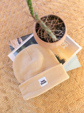 Beige Beanie
