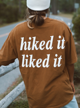 🥾Brown Hiked It Liked it Tee-PRE-ORDER